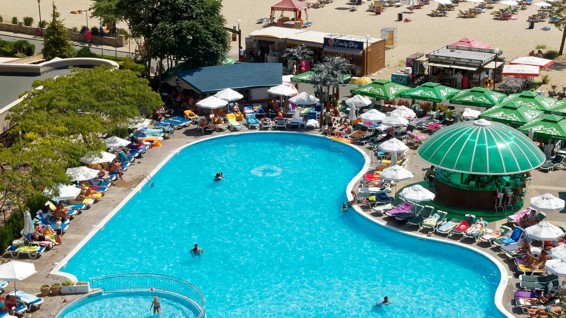 Szálloda Sentido Bellevue Beach Napospart